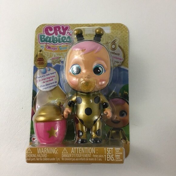 Cry Babies Magic Tears Golden Edition Doll Lady Narvie Hally Dreamy COMPLETE SET - Picture 5 of 8